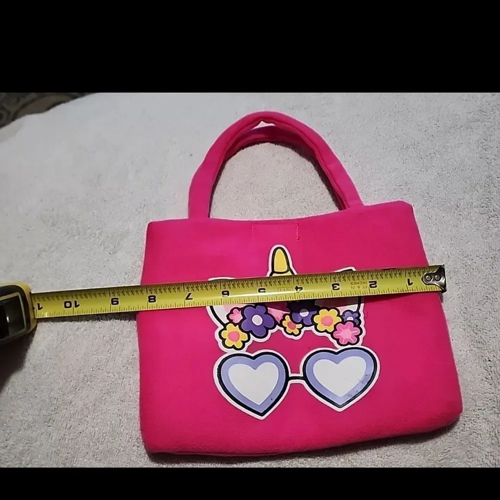 Pink Unicorn Kids Tote Bag